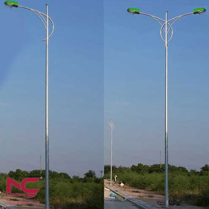 Hình ảnh thực tế mẫu cột đèn cao áp NC -01