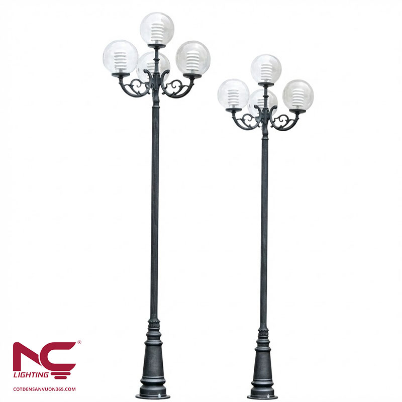 Cột đèn trang trí sân vườn Pine 5 Cột đèn trang trí sân vườn Pine