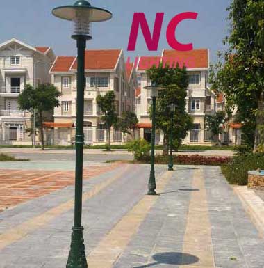 Cột đèn trang trí sân vườn 1 bóng