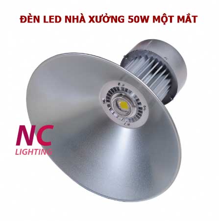 Đèn led chiếu sáng nhà xưởng 50W 1 mắt