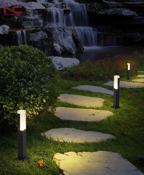 hình ảnh thực tế của đèn nấm sân vườn DN09