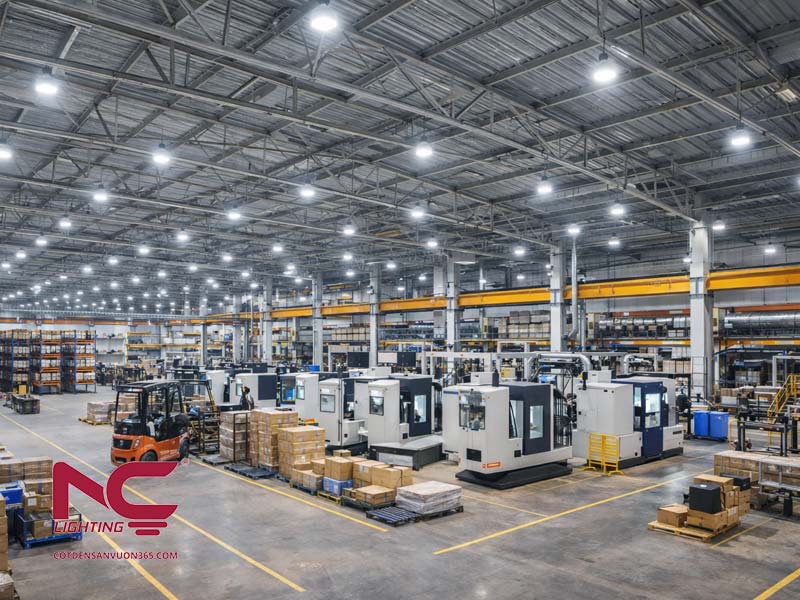 chiếu sáng nhà xưởng