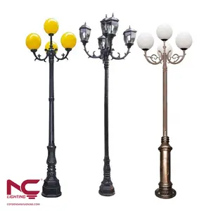 Cột đèn sân vườn 4 bóng