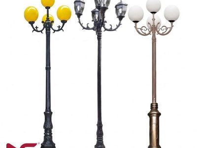 Cột đèn sân vườn 4 bóng