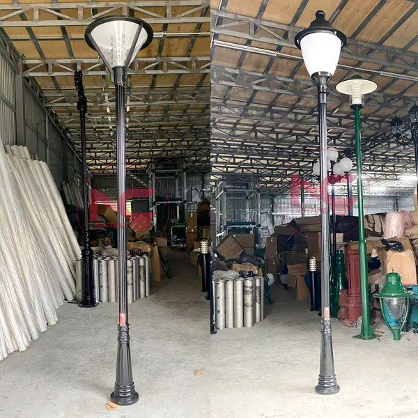 cột đèn trang trí 1 bóng, Cột đèn sân vườn 1 bóng