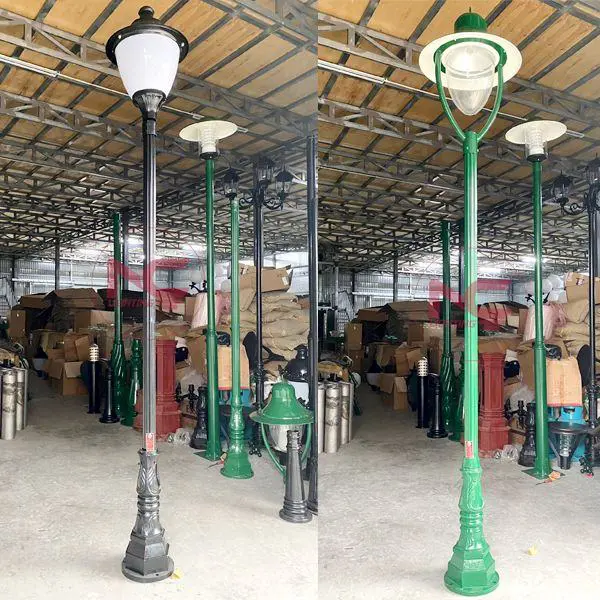 cột đèn trang trí 1 bóng dc02, Cột đèn sân vườn 1 bóng
