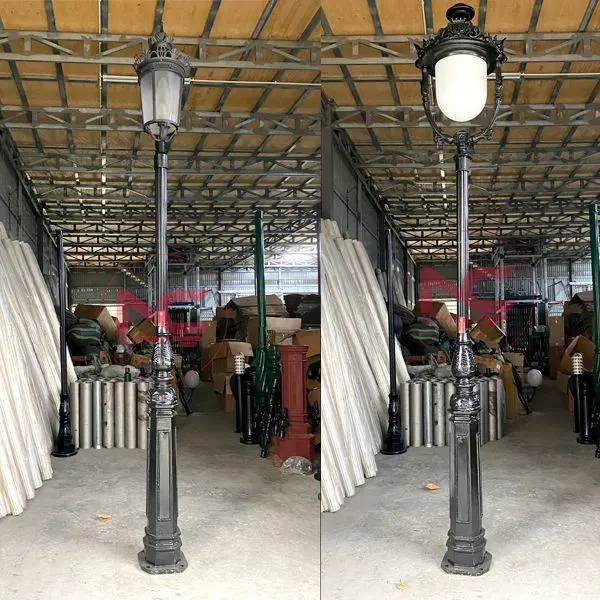 cột đèn trang trí 1 bóng dc05, Cột đèn sân vườn 1 bóng