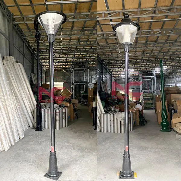 cột đèn trang trí sân vườn 1 bóng, Cột đèn sân vườn 1 bóng