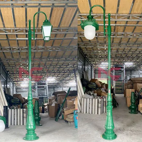 cột đèn trang trí sân vườn 1 bóng DC 06, bán cột đèn sân vườn, Cột đèn sân vườn 1 bóng