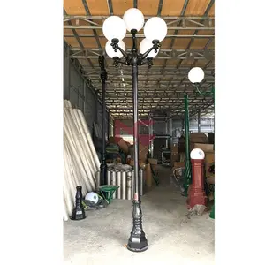 cột đèn trang trí sân vườn 1 bóng, Cột đèn sân vườn 5 bóng