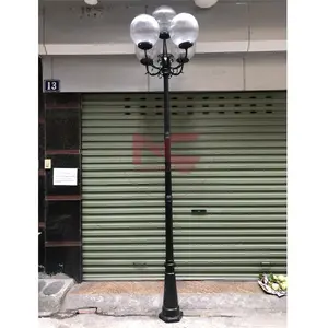 cột đèn trang trí sân vườn 1 bóng, Cột đèn sân vườn 5 bóng