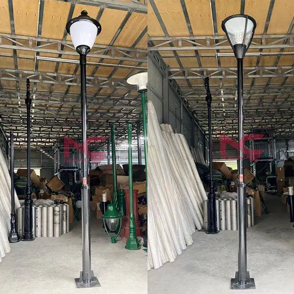 cột đèn trang trí sân vườn 1 bóng