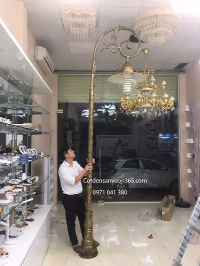 Cột đèn sân vườn 1 bóng