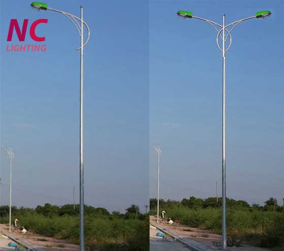 Hình ảnh mẫu cột đèn cao áp NC -01