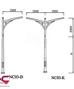 Cột đèn chiếu sáng NC-03