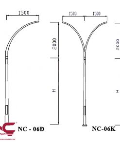 Cột đèn đường phố NC-06