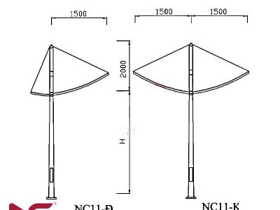 Trụ đèn đường cao áp NC -11