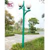 Cột đèn sân vườn thân thép