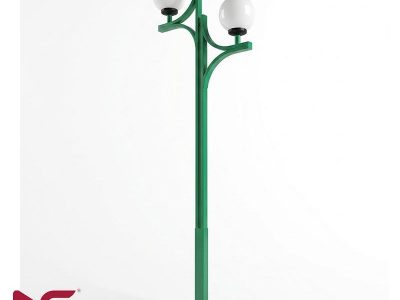 Cột đèn sân vườn thân thép