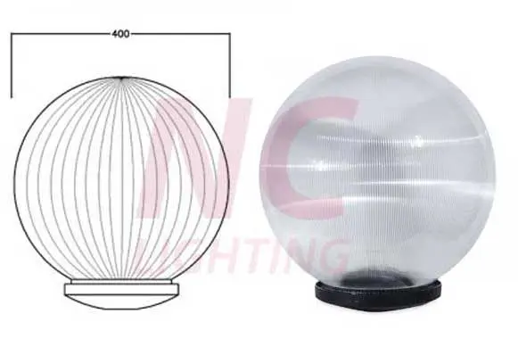 Chi tiết cấu tạo đèn cầu sọc