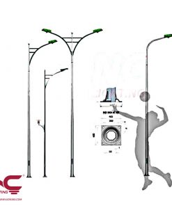 Cột đèn sân bóng chuyền