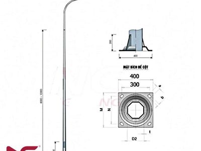 Cột Đèn Cao Áp 7m
