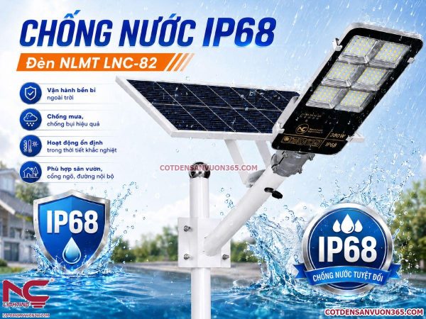 Đèn Đường Năng Lượng Mặt Trời LNC-82