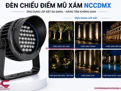 Đèn Chiếu Điểm Mũ Xám NCCDMX