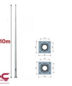 Cột đèn cao áp 10m