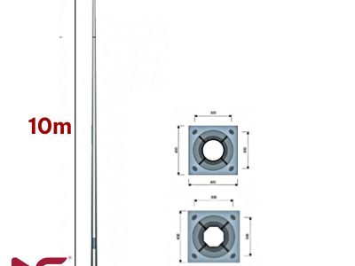Cột đèn cao áp 10m