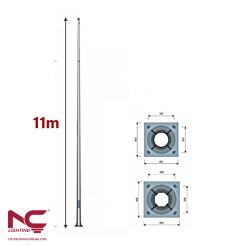 Cột Đèn Cao Áp 11m