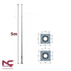 Cột Đèn Cao Áp 5m