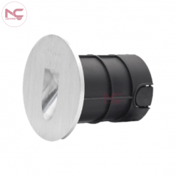 Mẫu Đèn Âm Cầu Thang Tròn Mặt Nhôm ACTTMN