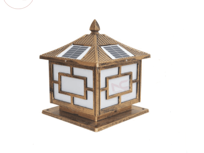 Mẫu Đèn Trụ Cổng Năng Lượng Mặt Trời LNC-TC-02 250mm