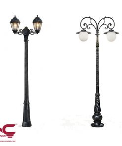 Cột đèn sân vườn 2 bóng