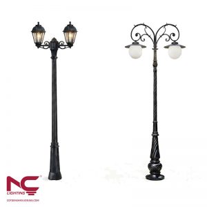 Cột đèn sân vườn 2 bóng