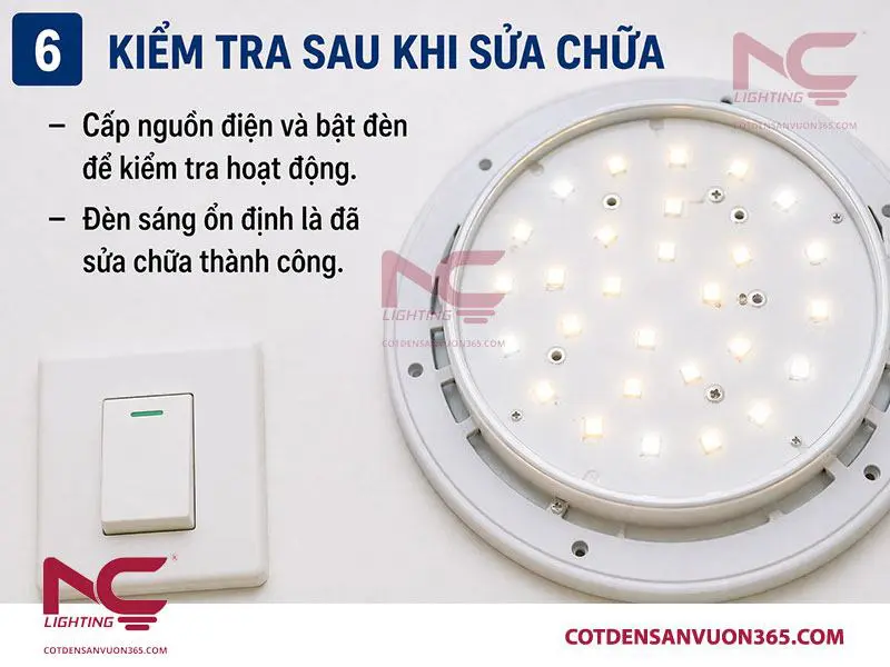 Bước 6: Thay thế linh kiện hỏng