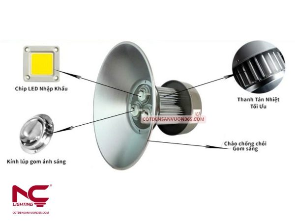 Đèn LED Nhà Xưởng 150W XNC-13 chip LED Epistar/Philips