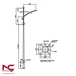Trụ đèn cao áp NC-13