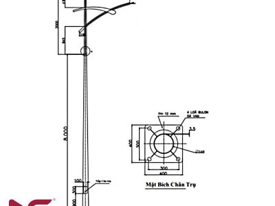 Trụ đèn cao áp NC-13