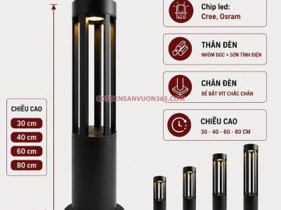 Đèn Nấm Sân Vườn DN01