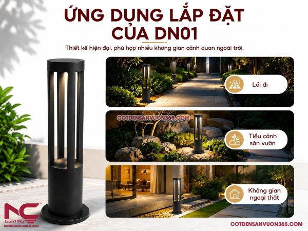 Đèn Nấm Sân Vườn DN01