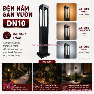 Đèn Nấm Sân Vườn DN10 23 Đèn nấm sân vườn DN10
