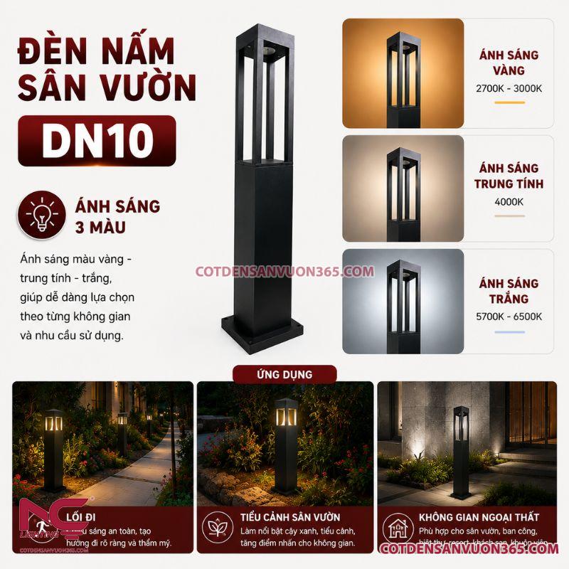 Đèn Nấm Sân Vườn DN10 30 Đèn nấm sân vườn DN10