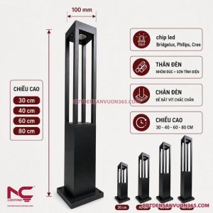 Đèn Nấm Sân Vườn DN10 18 Đèn nấm sân vườn DN10