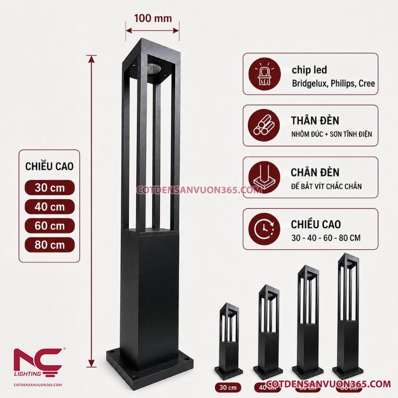 Đèn Nấm Sân Vườn DN10 32 Đèn nấm sân vườn DN10