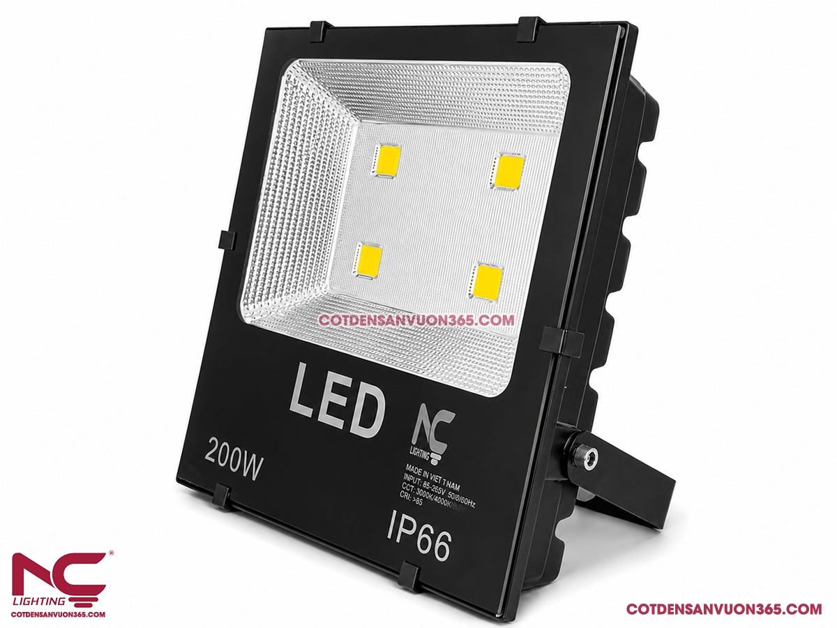 Đèn Pha Led PNC-20 P=200W 4 Đèn Pha Led PNC-20 P=200W