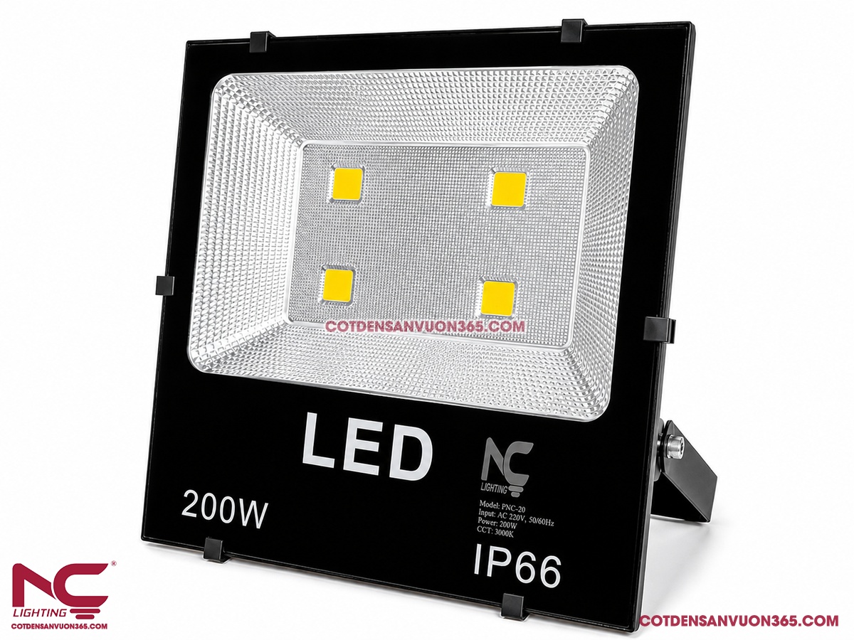 Đèn Pha Led PNC-20 P=200W 6 Đèn Pha Led PNC-20 P=200W