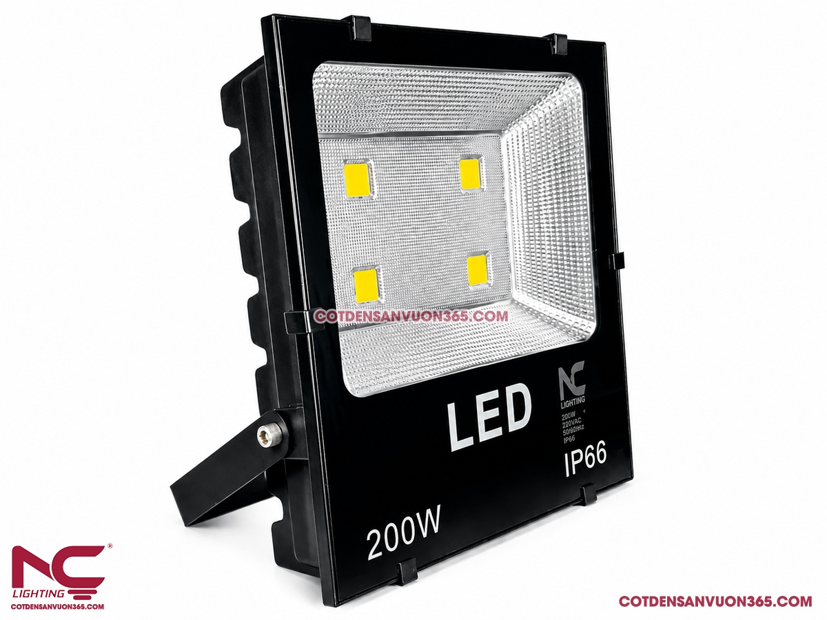 Đèn Pha Led PNC-20 P=200W 5 Đèn Pha Led PNC-20 P=200W