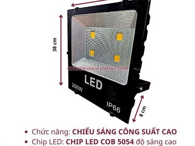 Đèn Pha led 200W PNC 20